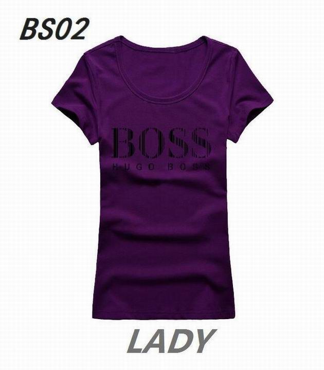 BOSS short round collar T woman S-XL-025